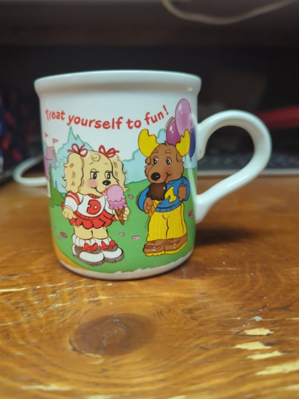 American Greetings 1985 The Get Along Gang Cartoon Stoneware Coffee Mug #52327